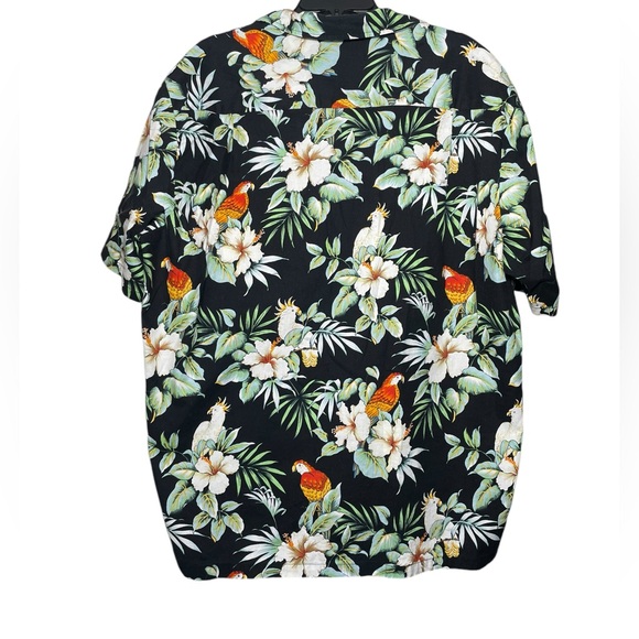 RJC Men’s XXL Hawaiian Shirt Button down Aloha Parrots USA Made Hawaii - Picture 2 of 5
